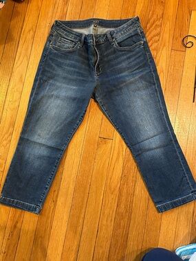 Kut from the Kloth Crop Straight Jeans | Size 10 Petite | Like New